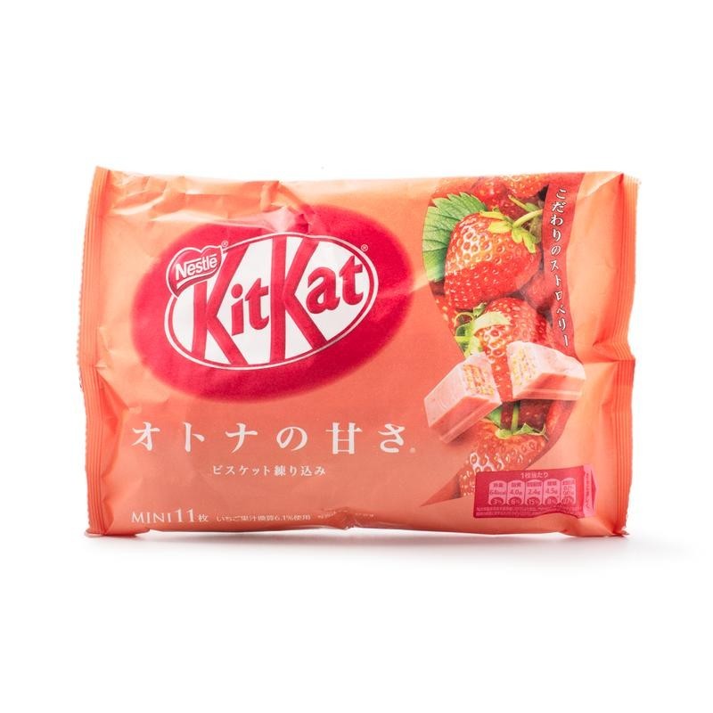 NESTLE KitKat Chocolate Coated Wafer Biscuits Strawberry Fla