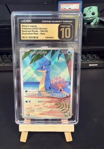 CGC Pristine 10 Misty’s Lapras 194/182 Destined Rivals ENGLISH ERROR IR