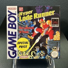 Hyper Lode Runner (Nintendo Game Boy) COMPLETE w/ Box manual game Vintage EUC