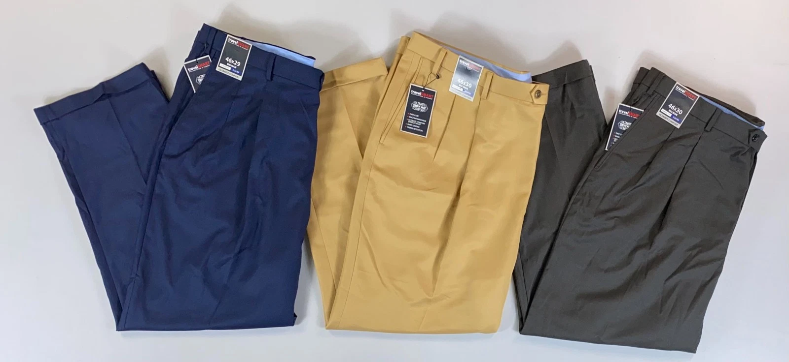 Men's Big & Tall Roundtree & Yorke Travelsmart Ultimate Comfort Pleated
Opens in a new window or tab