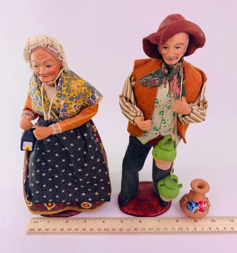 Figuras de muñecas de arte popular de terracota francesa Claude Carbonel Santons de Provence - Imagen 21 de 23