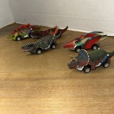 Dinobros Dinosaur Pull Back Car Lot 5 Cars