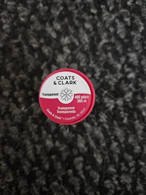 Coats Thread & Zippers S995-9900 Transparent Polyester Thread 400 Yard Clear
