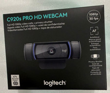 NEW LOGITECH C920s PRO HD WEBCAM FULL HD 1080p PRIVACY SHUTTER 960-001257 BLACK