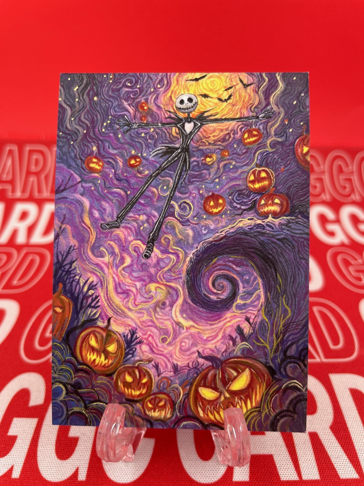 GGC Studio Jack Skellington Artist Hand Drawn Auto Sketch Card 1/1