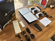 PlayStation 5 Slim Digital Edition 1TB Weiß Mit GARANTIE Und ZUBEHÖRPAKET