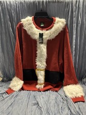 NWT Unisex Santa Christmas Ugly Sweater 6 Pack Beer Drink XL