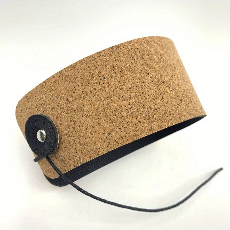1PC Cork Cup Sleeve Reusable Lightweight Durable Flexible Easy To Clean Quality - Image 4 of 4