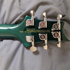 PRS SE Santana 2 humbucker emerald green with tremolo electric guitar