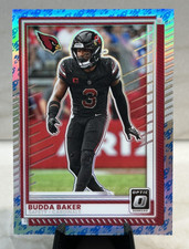 2025 Optic, BUDDA BAKER Rocket Refractor #18 ARIZONA CARDINALS