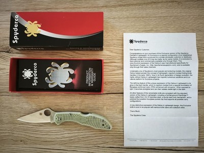 Spyderco Delica 4 GITD Exclusive C11FPGITD
