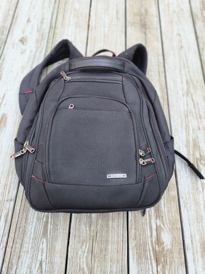 Samsonite Black Laptop Bag Backpack 118365 Perfect Fit TSA Checkpoint Friendly 