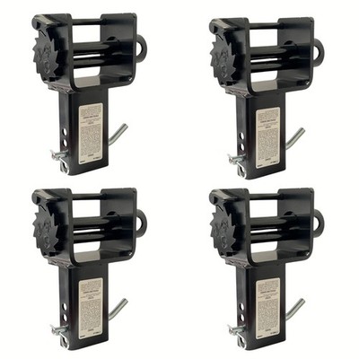 4 Pack- Trailer Stake Pocket Flatbed Winch | Tie Down, Heavy Duty, 16,200lb Cap.
