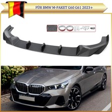 Für BMW M-Paket G60 G61 2023+ Lippe Stoßstange Frontspoiler Carbon Look Spoiler
