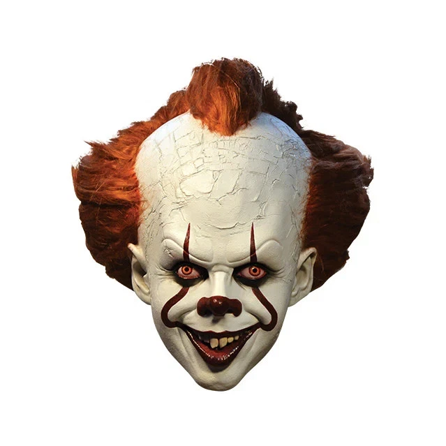 Halloween IT Pennywise Deluxe Edition Latex Maske Trick Or Treat Studios Neu - Bild 3 von 3