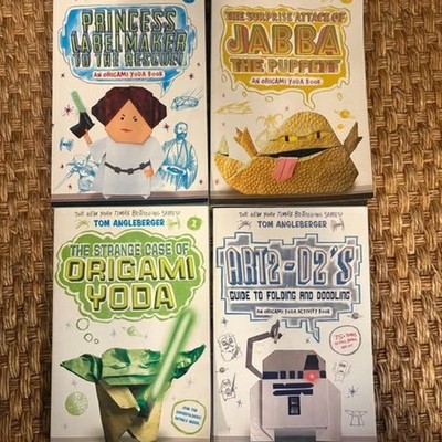 NEW-Origami Yoda Book Set (4 Books) Kids Star Wars Series