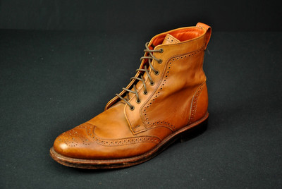 AE Allen Edmonds Dalton Boots Walnut Brown Leather Size 9.5 D Shoes 10326KS