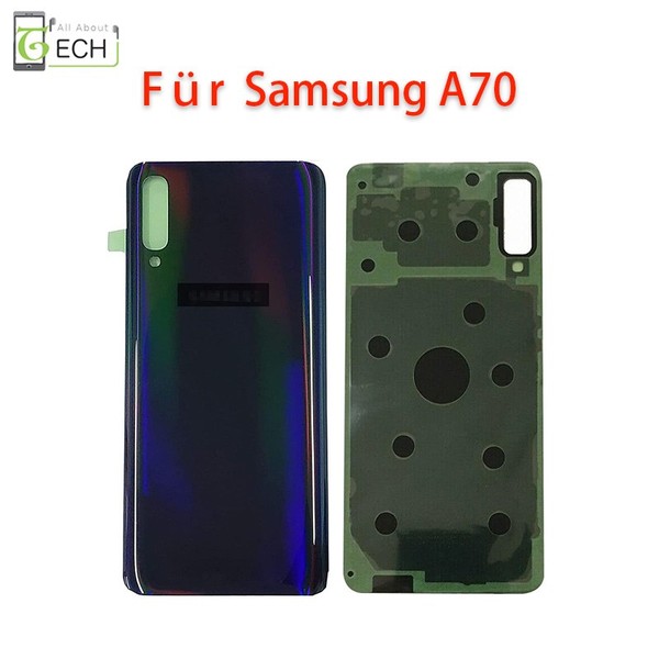 FüR Samsung Galaxy A70 SM-A705 Akkudeckel Backcover RüCkseite + Dichtung S...-image