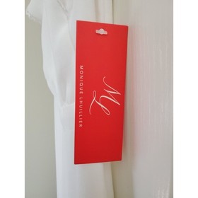 Monique Lhuillier Ivory Brady Eyelet Trim Ruffle Sleeve Bridal Jumpsuit NWT Sz 2