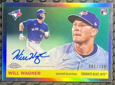 2025 Topps Chrome Platinum 2025 Will Wagner Rookie Auto Refractor CPA-WW /199