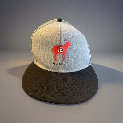 Three In Tampa Bay Bucaneers Tom Brady Goat Men s Baseball Cap 