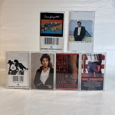 BRUCE SPRINGSTEEN Cassette Tape Lot x6 Born In USA Run Tunnel Human Asbury Town