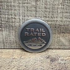 Jeep Liberty Wrangler Cherokee Trail Rated 4x4 Oem Fender Emblem Logo Badge