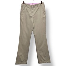 Lands End Khaki Chino Pants Women s 8T Tall 100 Cotton Straight Leg