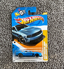 Hot Wheels 2012 Mustang Boss 302 Laguna Seca Blue Diecast 1:64 8/50 Unopened