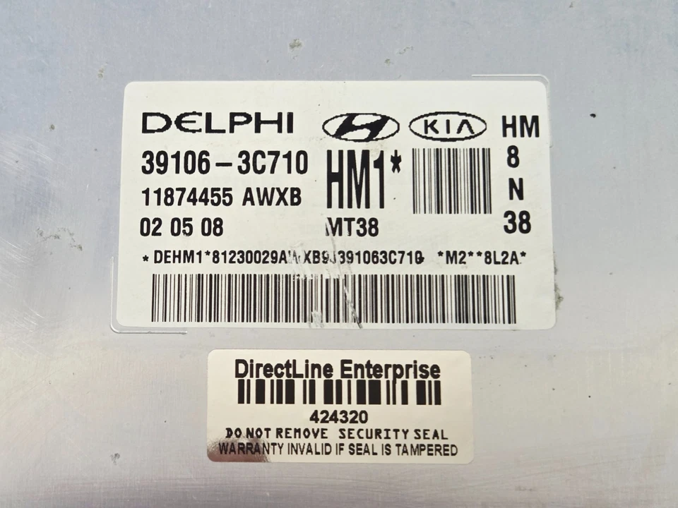 Kia Borrego 2008 2009 3,8 L ECU ECM PCM motor computador 39106-3C710 Foto 3 de 4