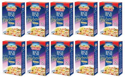 10er-Pack Divella Riso Parboiled,Superfeine Reiskörner,Ideal für Salate,1kg