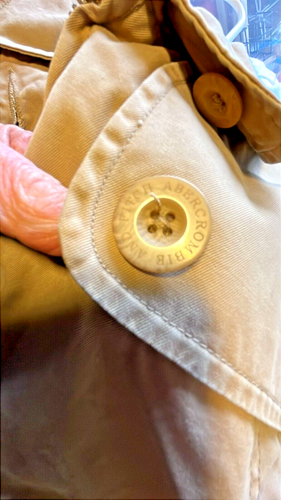 VTG Abercrombie & Fitch Jacket Women's Full Zip Field Military, Women's Sz Small - Picture 5 of 9