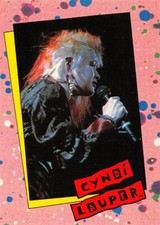 1985 Topps Cyndi Lauper 5 Girls Just Want To Have Fun True Colors