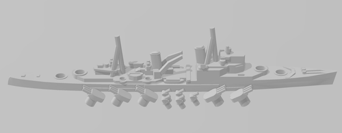 Southampton - 1940 Variant - UK Royal Navy - Rotating Turret - Wargaming - Naval - 第 1/3 張圖片