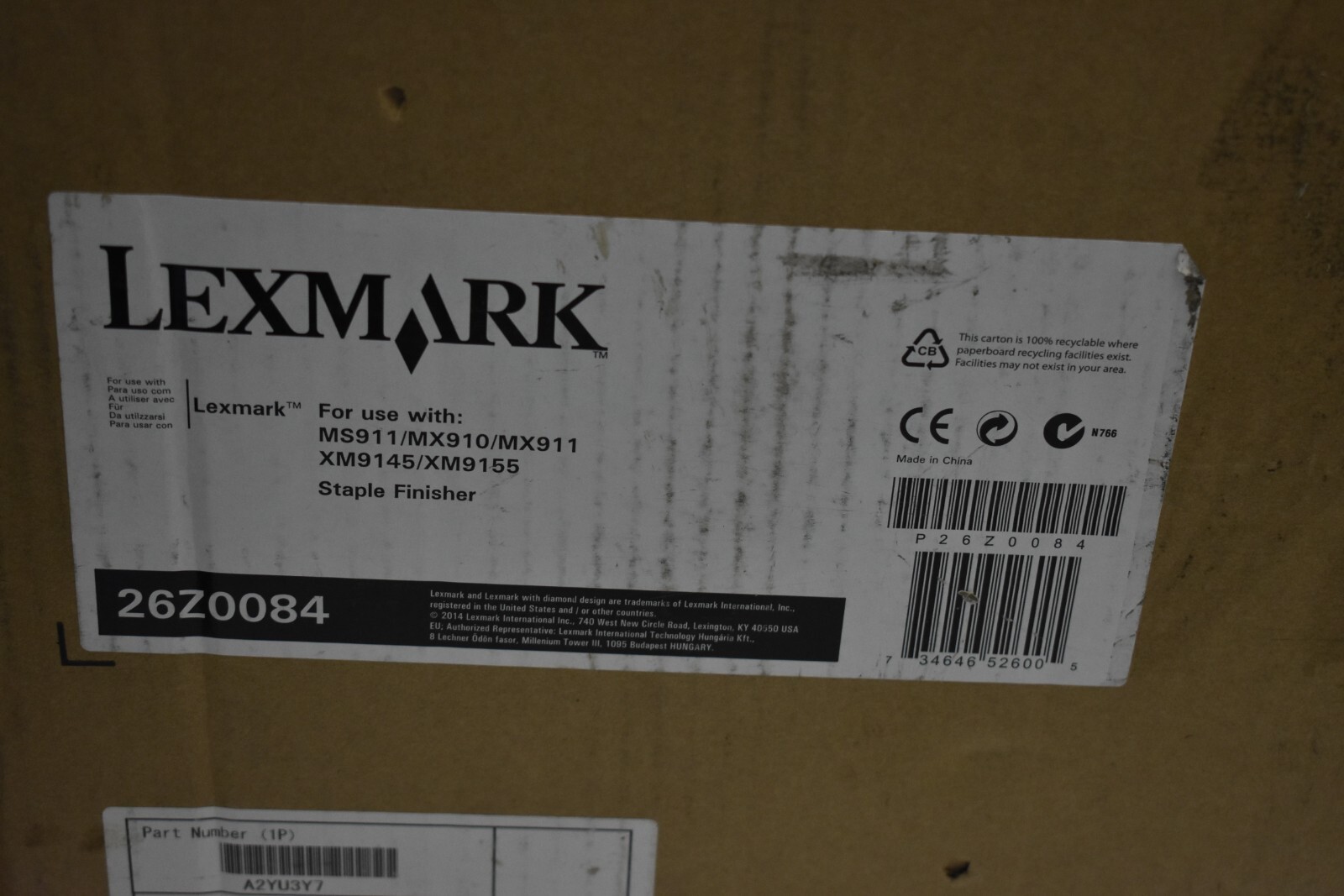 Lexmark Inner Staple Finisher - 26Z0084 for sale online | eBay
