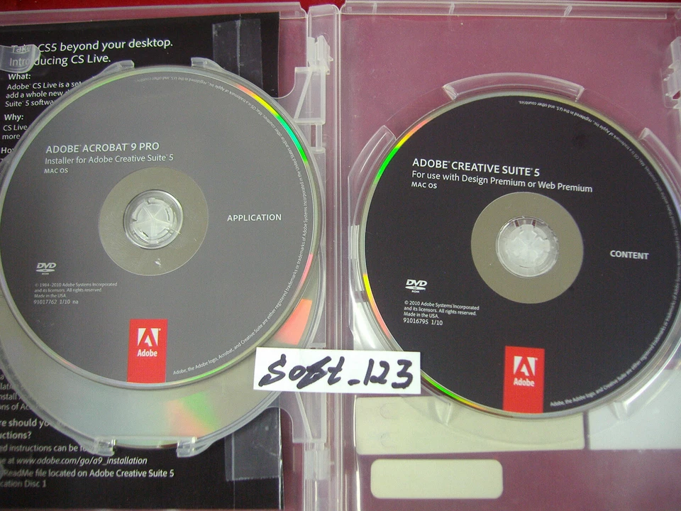 Adobe Creative Suite 5 CS5 Design Premium For MAC OS Full Retail DVD Version - Image 4 of 4
