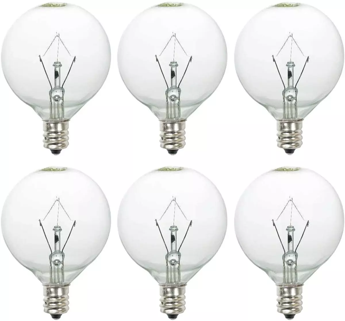 Light Bulb For Full Size Scentsy Warmer And Candle Wax Melt 25 Watt 6 Pack NEW