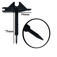 RICAMBIO OER MODELLO POCHER RC SPARE PART MODELLISMO PUNTA SOTTILE MISURE 75X54