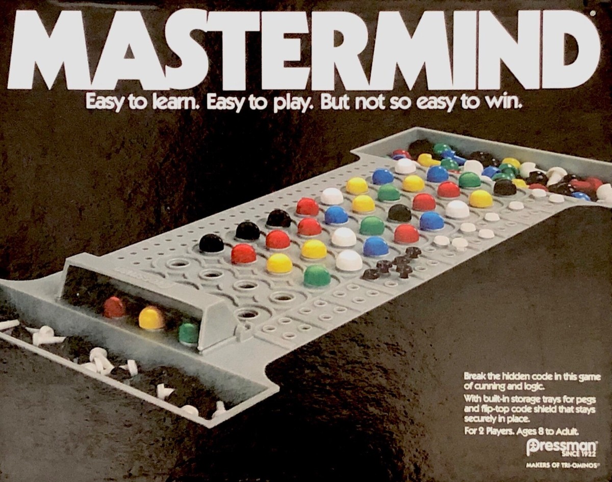 VINTAGE 1975 INVICTA SUPER MASTERMIND Gioco 2 Giocatori Gioco dell'Anno