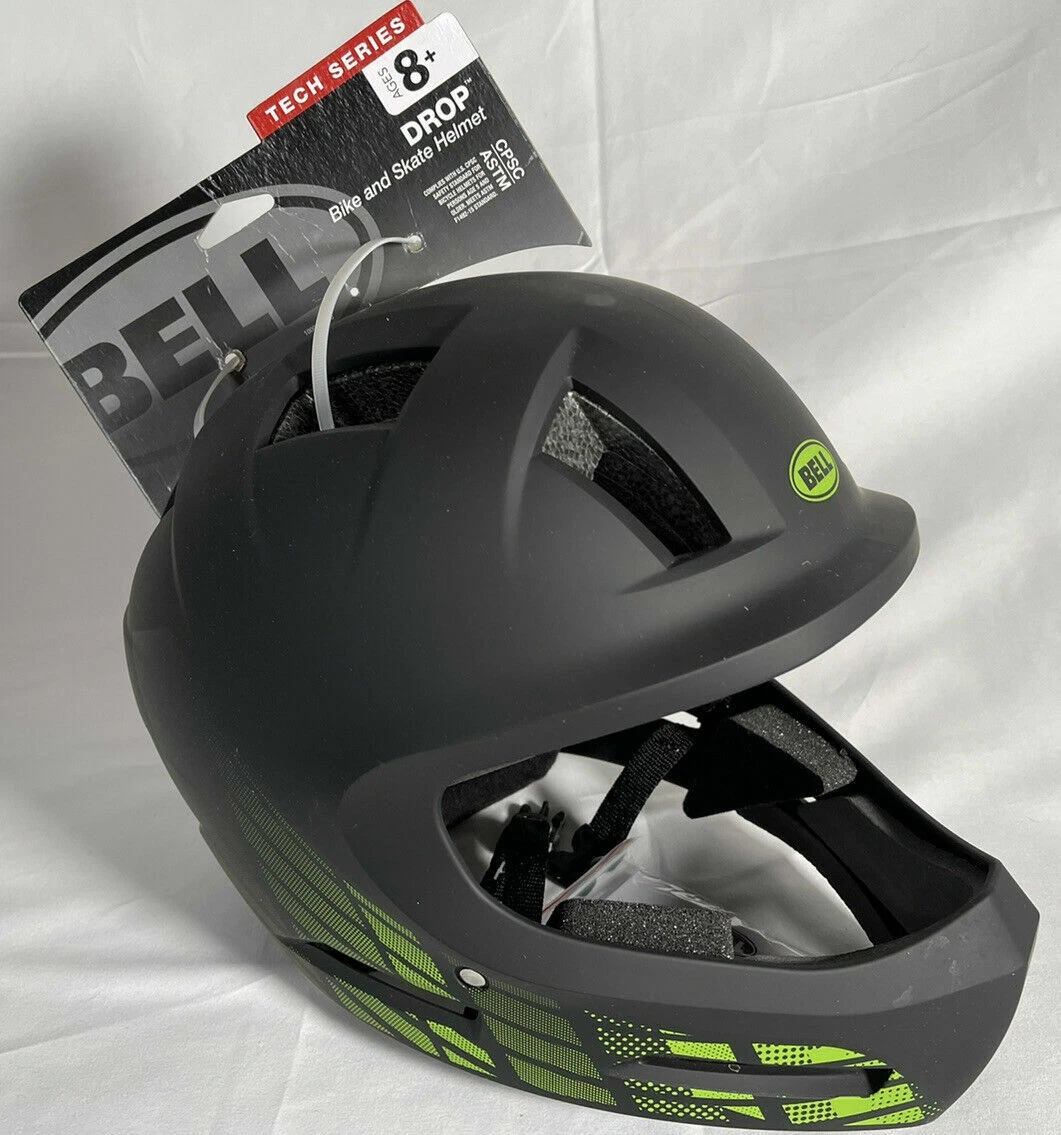Bell Drop Youth BMX Bike and Skate Helmet 7106369 Matte Black