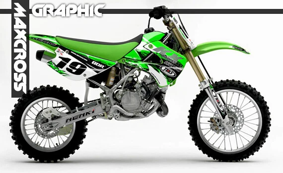 KAWASAKI KX80 1998-2004 KX85 KX100 1998-2013 MAXCROSS GRAPHICS