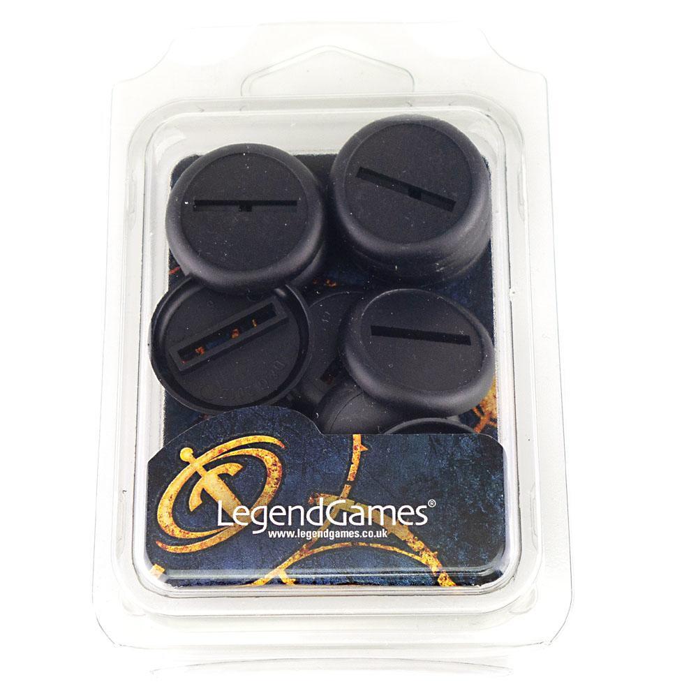 Plastic Wargaming Bases - 30mm Round Lip x10  - Warhammer and other TTRPG games