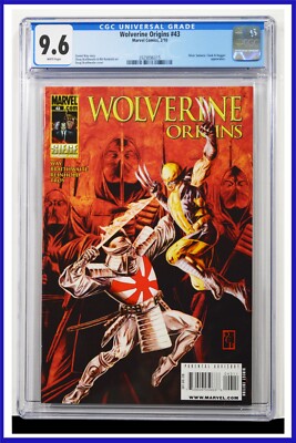 Wolverine Origins #43 CGC Graded 9.6 Marvel February 2010 White Pages Comic Book