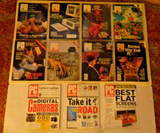 Lot of 11 Vintage PC MAGAZINE 1982 1983 2001 2002 2007 Great Shape IBM DOS