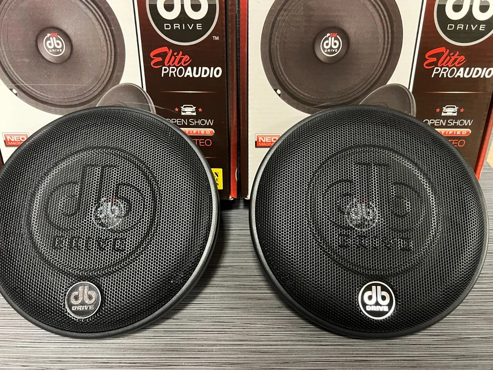 DB Drive P5M 6NEO 6.5" Neo Mid Range Car Audio Pro Audio Midrange Speaker Pair - Image 4 of 4