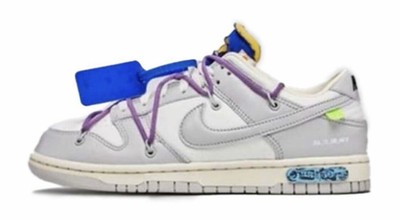 Off-White x Nike SB Dunk Low 04 of 50 OW White Grey Green DM1602-114 -  Sepsport