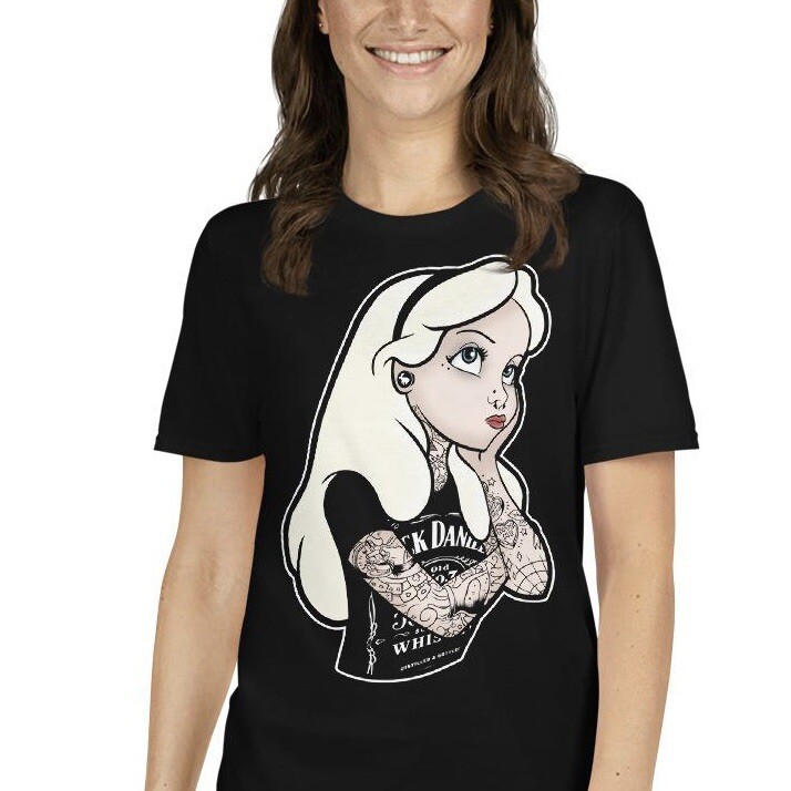 Emo Scene Kid Gothi. Goth Girl Alice Short-Sleeve Unisex T-Shirt