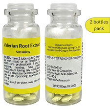 Valerian Root Extract 100 Coated Tablets (20m...
