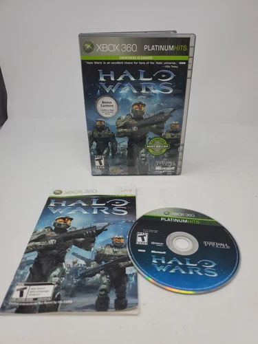 Halo Wars Xbox 360 Complete With Manual CIB Platinum Hits