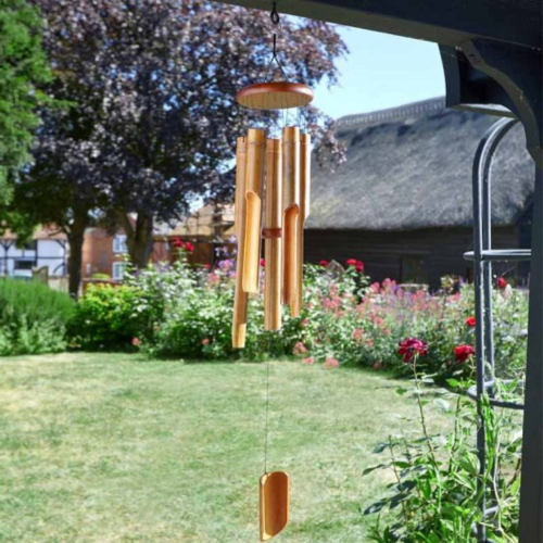 Bamboo Wind Chime Nautral Wind Chime Handcrafted Wind Chime 34cm x 12.5cm